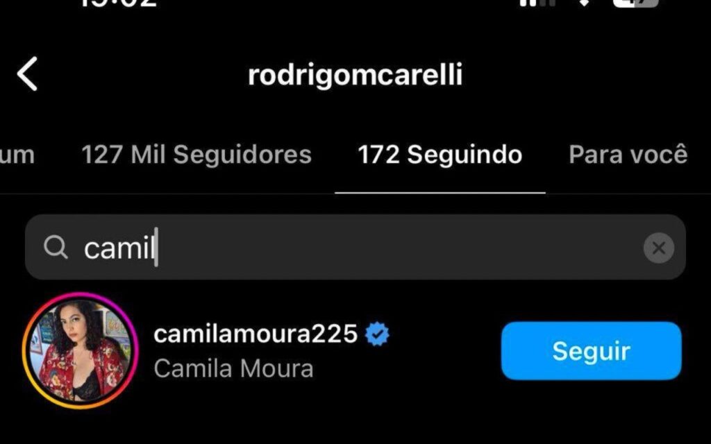 Diretor de A Fazenda começa a seguir Camila, mulher de Lucas Buda do BBB 24  - Instagram e Divulgação